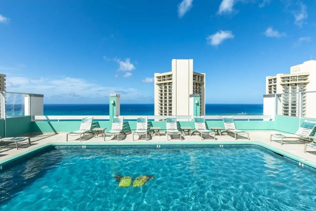 公寓 Pacific Monarch 1003 Condo 檀香山